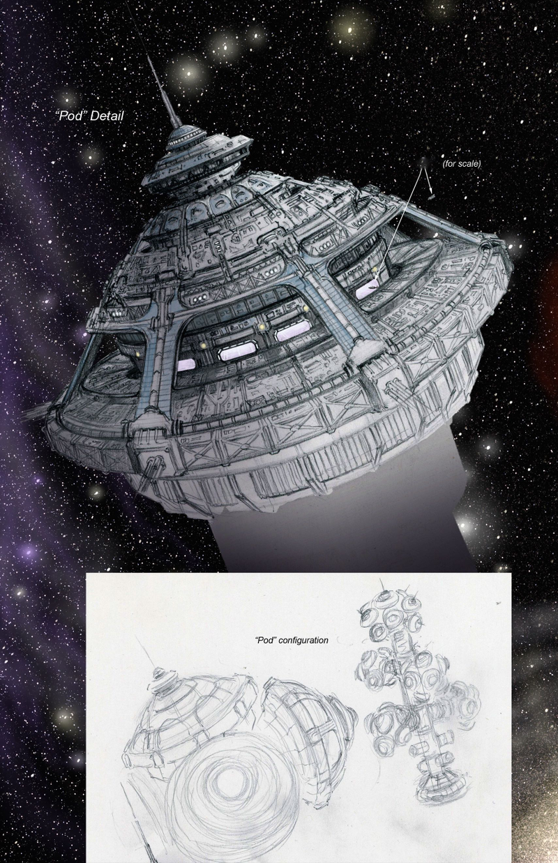 Illustration for article titled Exclusive Dark Matter Concept Art Is Loaded With Glorious Spaceships!